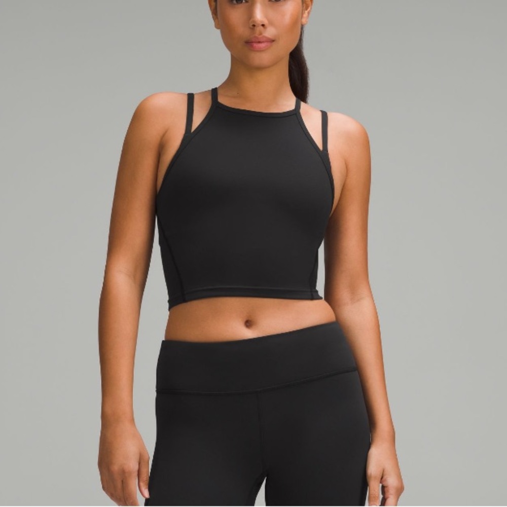 lululemon black wunder train tank top